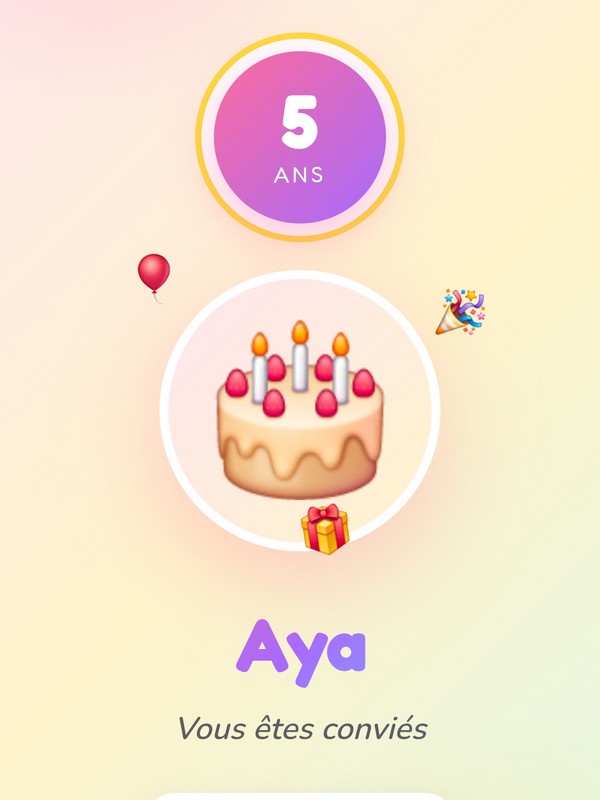 Anniversaire Enfant