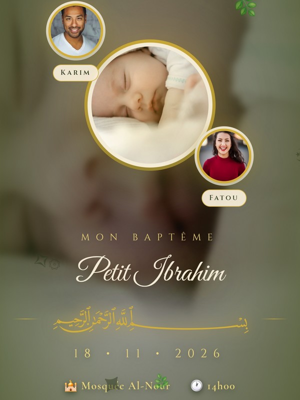Baptême Islamique — Familial